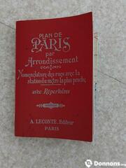 Plan de Paris par arrondissement