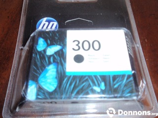 Cartouche d'encre noir HP300 pour imprimante
