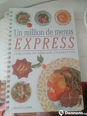 Livre un million de menus express