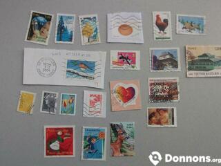 Lot timbres français