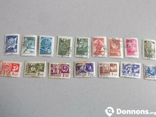 Lot timbres URSS