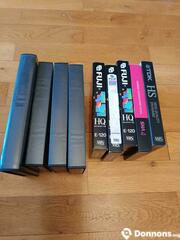Cassettes VHS avec boitiers
