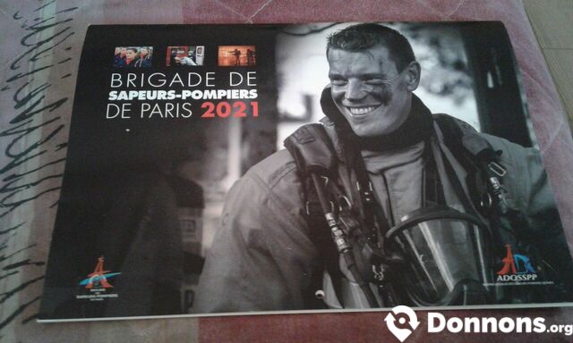 Calendrier pompiers Paris 2021