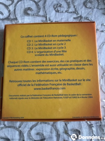 CD ROM : mini basket à l’école