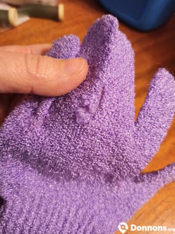 Paire de gants épluche légume taille unique
