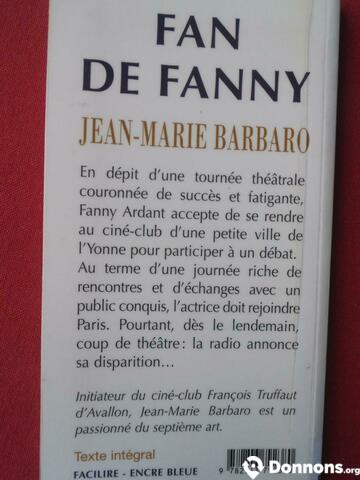 Livre "fan de Fanny"
