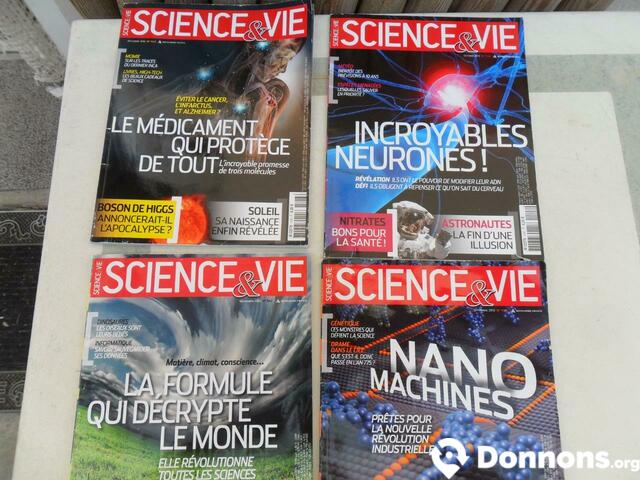 Magazines Science et vie de 2012