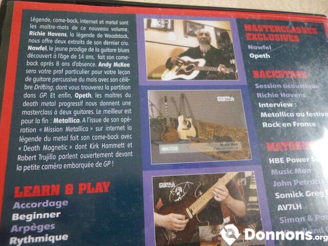 DVD test apprentissage guitare