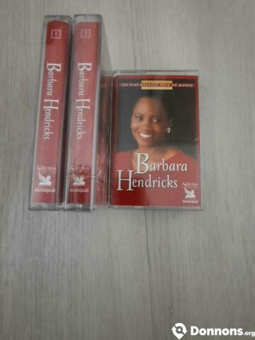Lot de 3 cassettes Barbara Hendricks