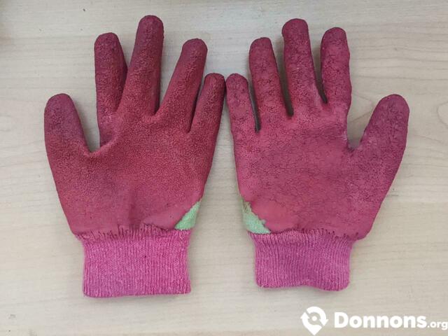 Paire de gants jardinage enfant taille 3