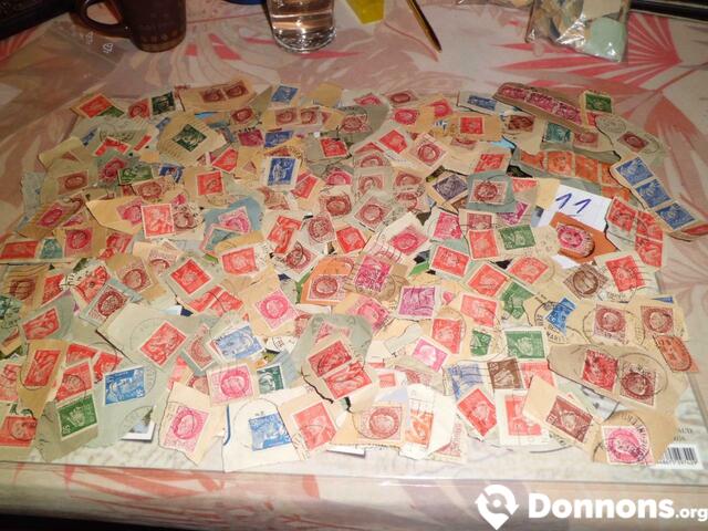 Lot 15 timbres Français anciens