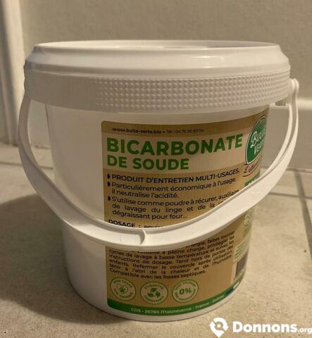 Pot avec bicarbonate de sodium