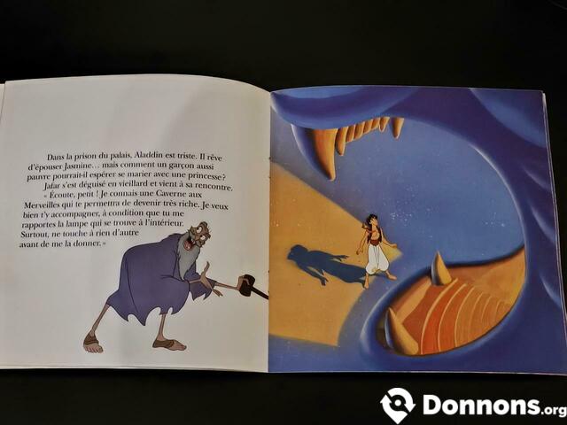 Mini livre pour enfant histoire Aladdin