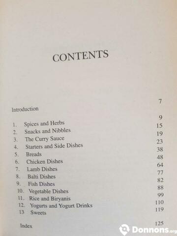 Curry Secret livre en Anglais
