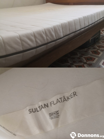 Matelas sultan Flataker IKEA 140x190