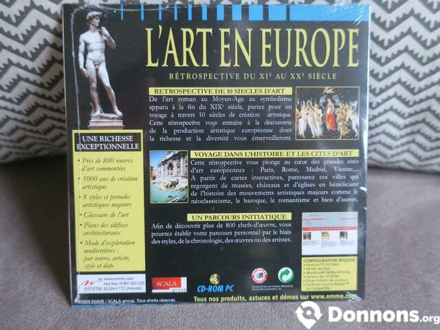 CD-ROM l'Art en Europe EMME 2009