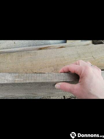 Diverses planches de bois de palette