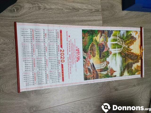 Calendrier chinois 2020