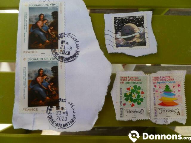 Timbres pour collection