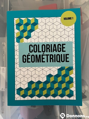 Carnet de coloriage géométrique