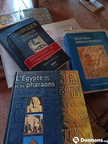 Livres Égypte et hieroglyphes