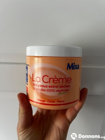 Crème mixa intensif peau séches