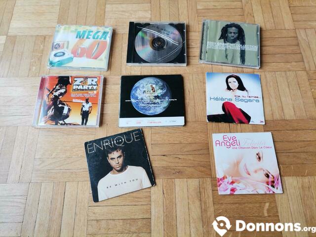 Lots de disque musicaux (cd)