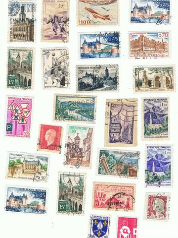 Lot n°2 de 25 timbres français anciens