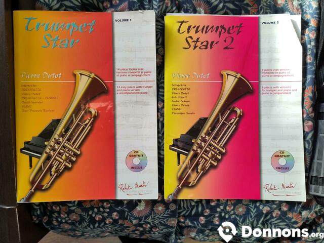 Méthode trompette & saxophone x 3