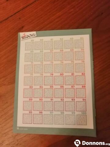 Jeu.. 100 Sudoku