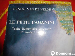 Le Petit Paganini Traité 1ere année de Violon