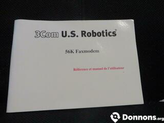 Manuel - 56K Faxmodem - 3Com U.S. Robotics