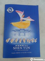Programme spectacle Shen Yun