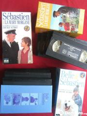 Lot cassettes VHS "Belle et Sébastien"