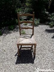 Photo 1 chaise en bois