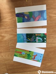 3 cartes postales
