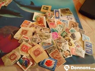 Lot de timbres monde 12