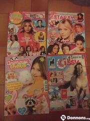 4 magazines pour jeune fille