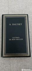 Livre relié A. Daudet "lettres de mon moulin"