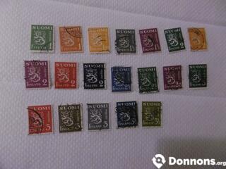 FINLANDE mini timbres LOT 2