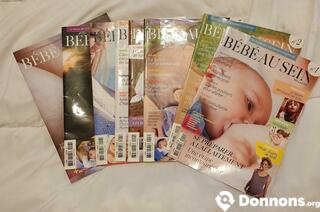 Magazines "bébé au sein"
