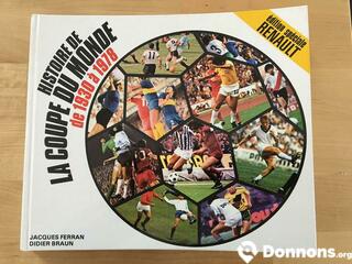 Livre "histoire coupe de monde de foot 1930-1978"