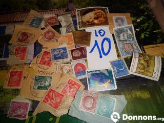 Lot de timbres monde 10