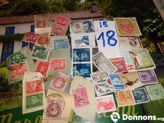 Lot de timbres monde 18