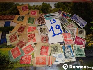 Lot de timbres monde 19