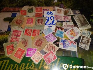 Lot de timbres monde 22