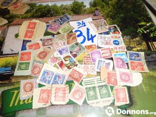 Lot de timbres monde 34