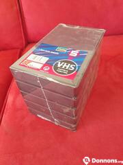 Photo 5 boîtes pour K7 VHS neuves
