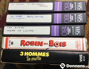Lot de cassette vidéos
