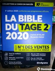La bible du Tage 2 2020 concours IAE score message